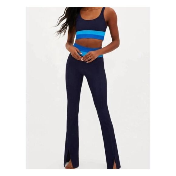 Beach Riot Sport Ribbed Leggings – Navy/Blue Colorblock – Size Medium NWOT - Picture 1 of 7